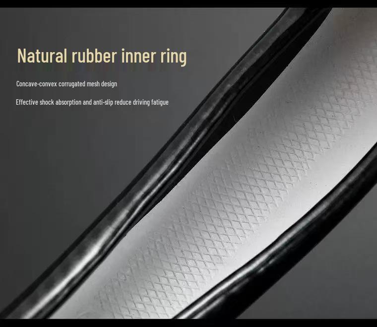 Ford Steering Wheel Cover: Genuine Leather for Edge, Edge-S, Focus, EcoSport, Taurus, Escape, Mondeo - All-Season Use