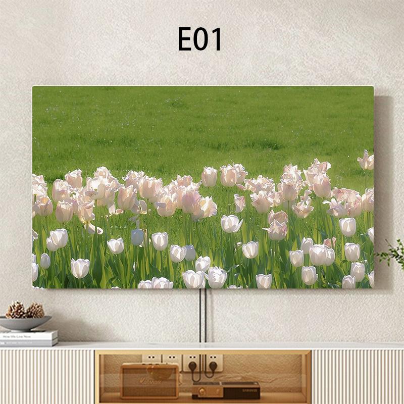 

Universal Television LCD TV Hood Dust Cover Home Living Room Decor Printed TV Protector Case For 32/40/46/60/69/76/85 Inch 32-39inch