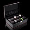 Carbon Fiber Leather Watch and Jewelry Storage Box
