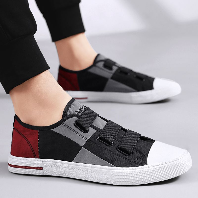 Fashion Men's Casual Shoes Soft Wear to Work Non Slip Round Toe Sneakers Walking Adults Size 44 In Promotion Vulcanize Elegant Male Shoe