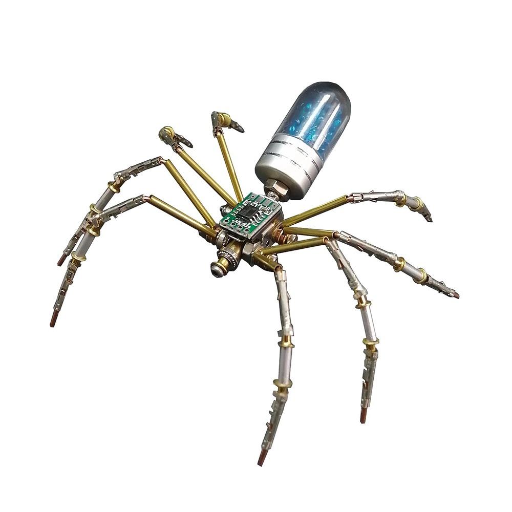3D Пазлы Механический Паук Набор Сделай Сам Сборка Металл Металлическая Модель Креативные Насекомые Сборные Пазлы Креативные Хобби