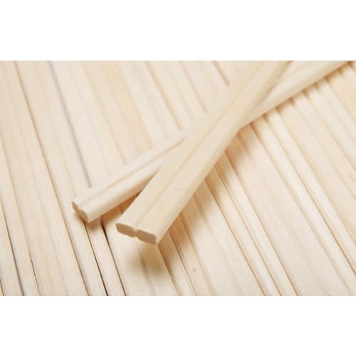 KOINS Aspen Genroku Chopsticks (8 inches), Naked, 500 pairs in a plastic bag
