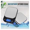 Precision Kitchen Electronic Scale, Stainless Steel, 5kg/10kg Capacity, Waterproof & Dustproof