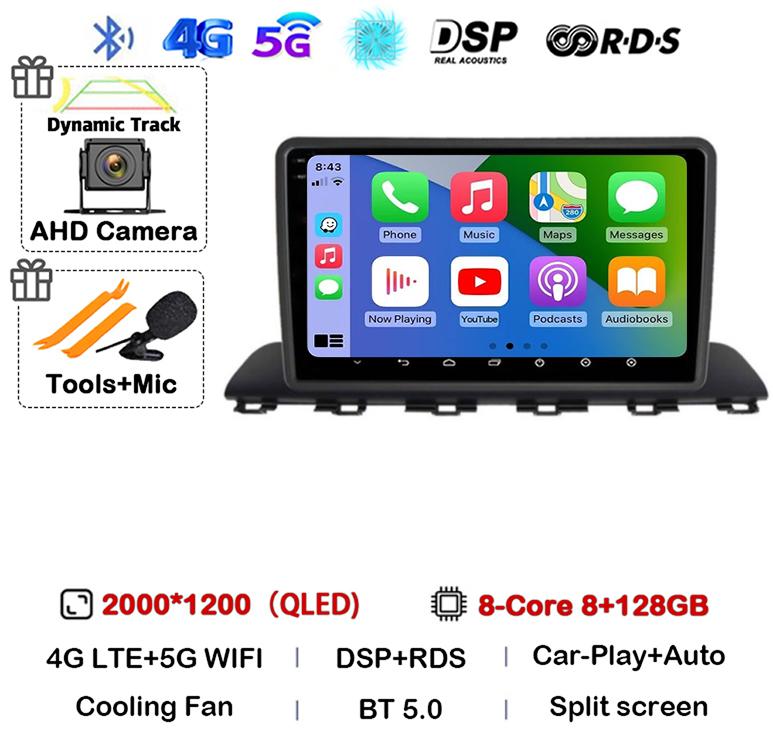 Android 14 Carplay Auto WIFI+4G For Hyundai HB20 2021 2020 Autoradio Navigation Multimedia Video Player 2Din DVD Car Stereo GPS