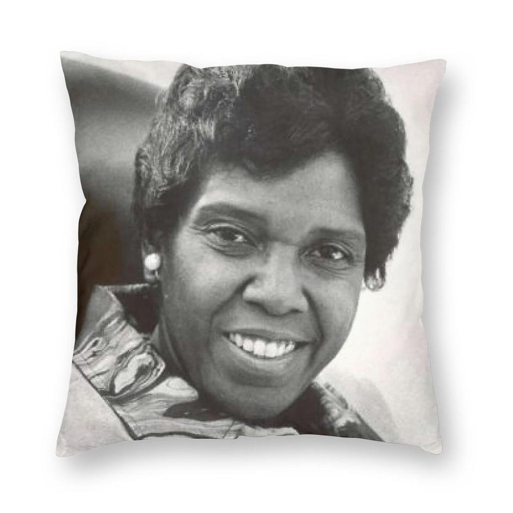 Barbara Jordan Politician Square Pillowcase Polyester Linen Velvet Creative Zip Decor Sofa Seater Cushion Cover