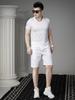 Ozhouzhan round Neck Short sleeve T-shirt Men's Summer Mercerized Cotton Half Sleeve T-shirt 2025 New Solid Casual Top