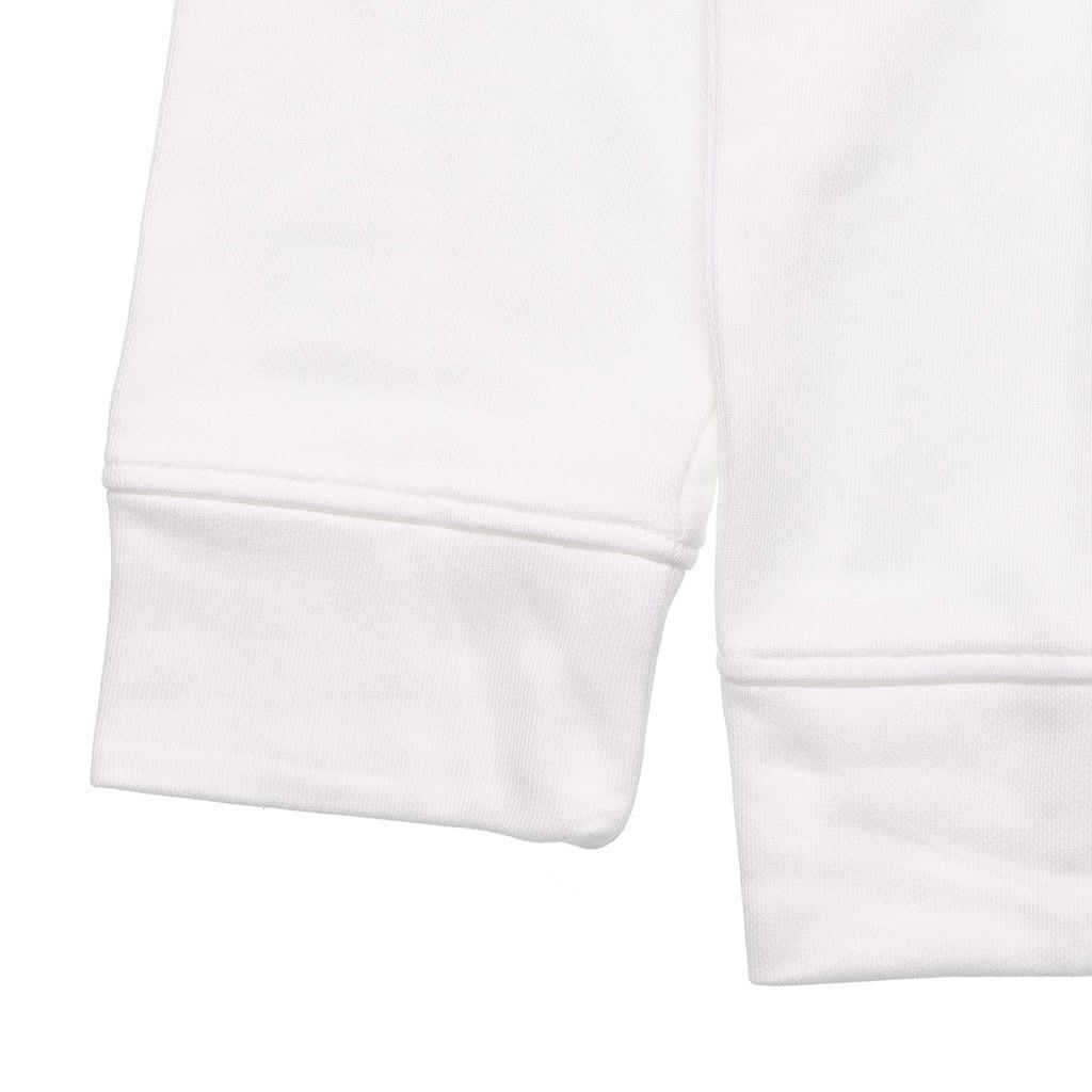 Emporio Armani Letter Print Loose Fit Crew Neck Long Sleeve Sweatshirt Men Sweatshirt White 8N1MR6-1JRIZ-F109