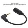 RC‑045 90 Degree Elbow Cable 3‑Pole 3.5mm Male to Female Earphone   Extension Cable