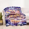 Christmas Friends Celebration Personalized Name Blanket Lightweight Customizable Blanket Comfortable Great for Chair Bed Sofa Living Room