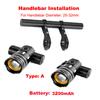 Electric Scooter LED Lamps Headlight USB Rechargeable Zoomable Bike Light for Xiaomi 1S M365 PRO2 Ninebot Skateboard Accessories