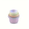 Bunny Stacking Cups Toy Rabbits Multi-colored Reusable Small Animals Puzzle Toys For Hiding Food Playing Small Animals Pet Toys