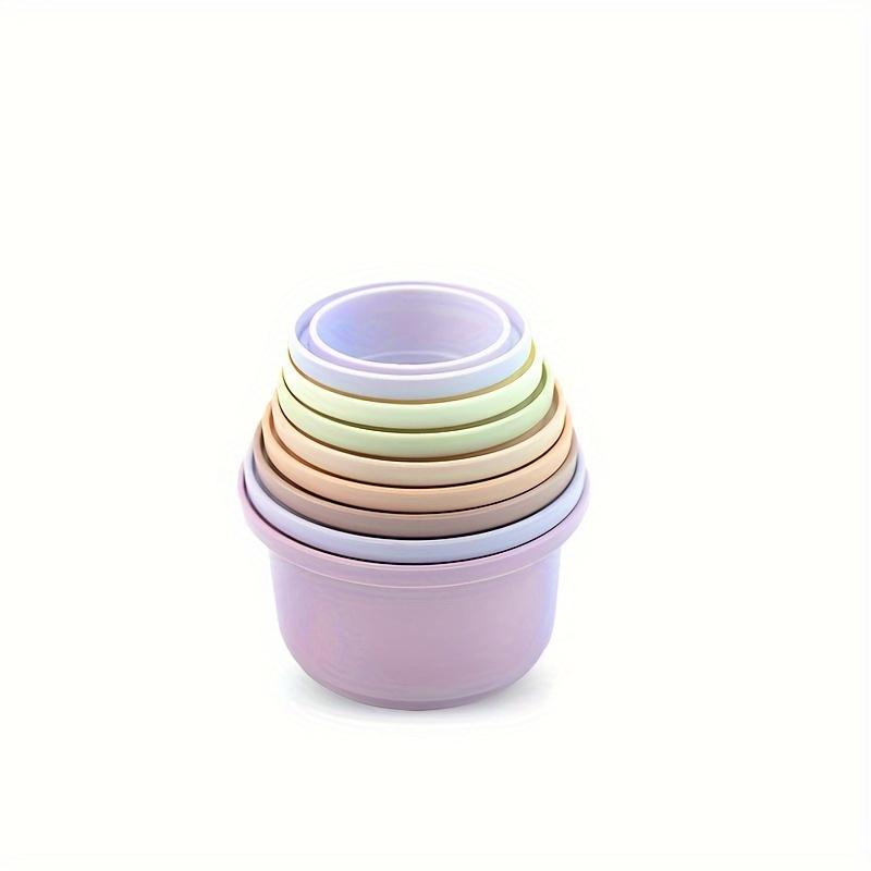 Bunny Stacking Cups Toy Rabbits Multi-colored Reusable Small Animals Puzzle Toys For Hiding Food Playing Small Animals Pet Toys