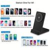 Foldable Magnetic Wireless Charger Stand Pad For Magsafe iPhone 16 15 14 13 Samsung Phone Fast Charging Station
