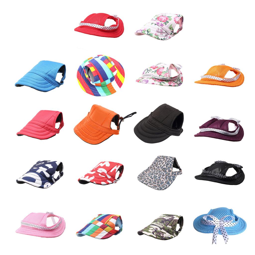 Pet Supplies Baseball Cap Headwear for Dog Cat Halloween/Christmas Present Role Play Cap with Adjustable Strap