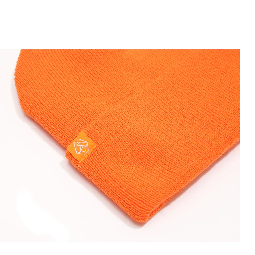 Taimseullib Heartbeat Label Beanie Orange Tnr06623
