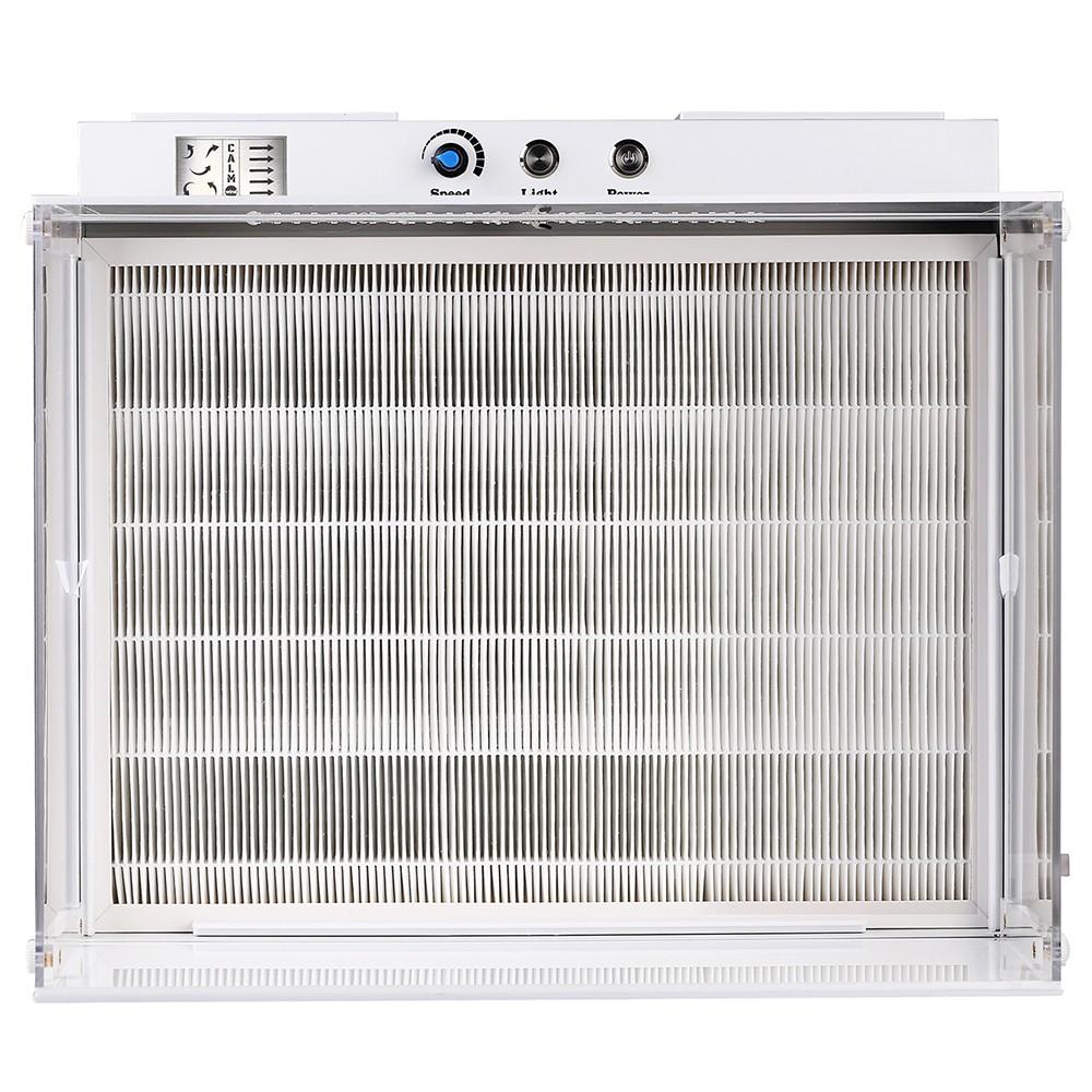 LTQ VAPOR CW-12 Laminarflödesbänk, 17"x13" FFU Inokuleringsbox Fläktfilterenhet för Laboratorium, Renrum