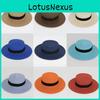 Summer Panama Straw Hat With Wide Brim For Stylish Outdoor Sun Protection