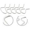 Crank Retainer Door Handle Wind Horseshoe Clip Set Front Plastic Sliver