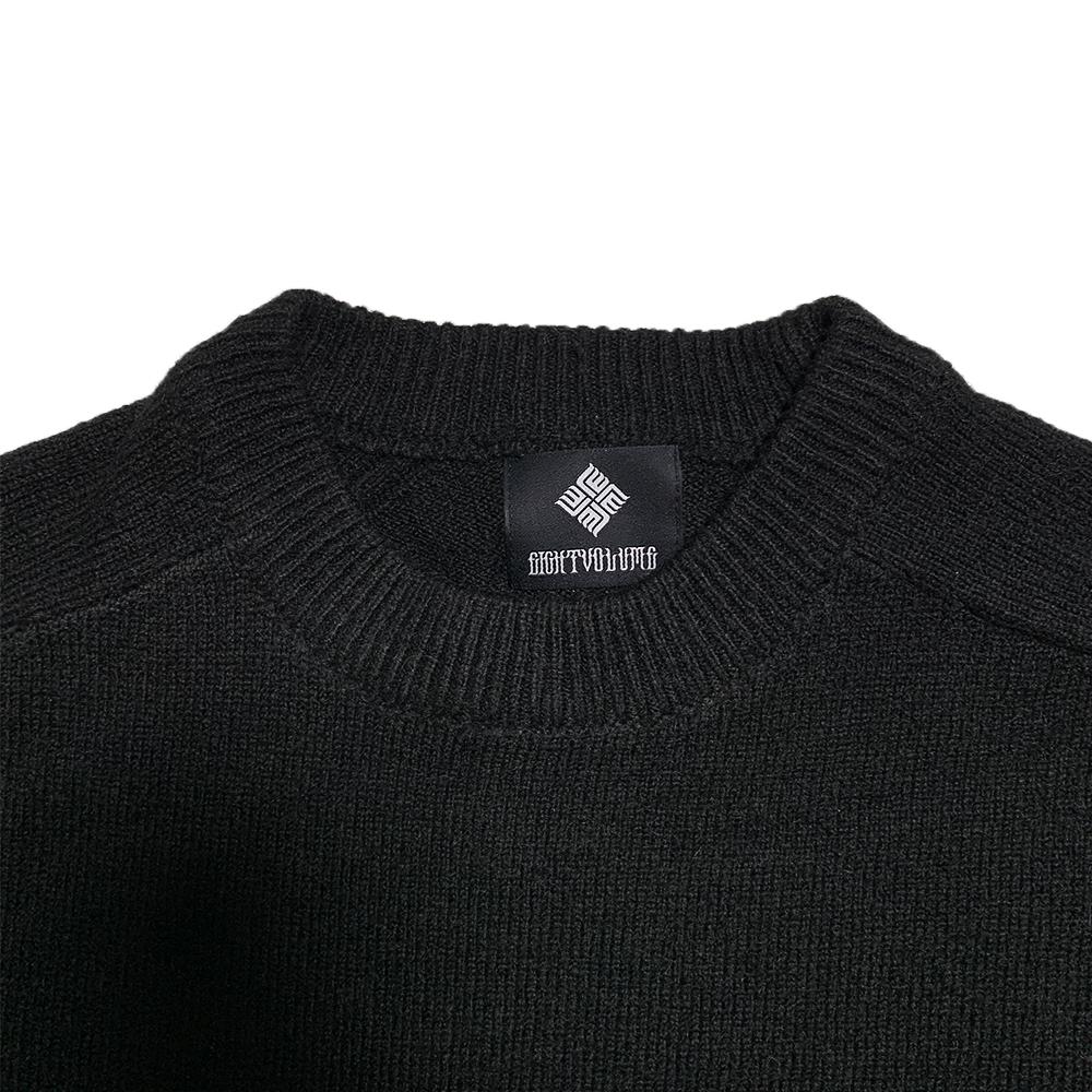 EIGHTVOLUME Ev T Patch Knit (Black)