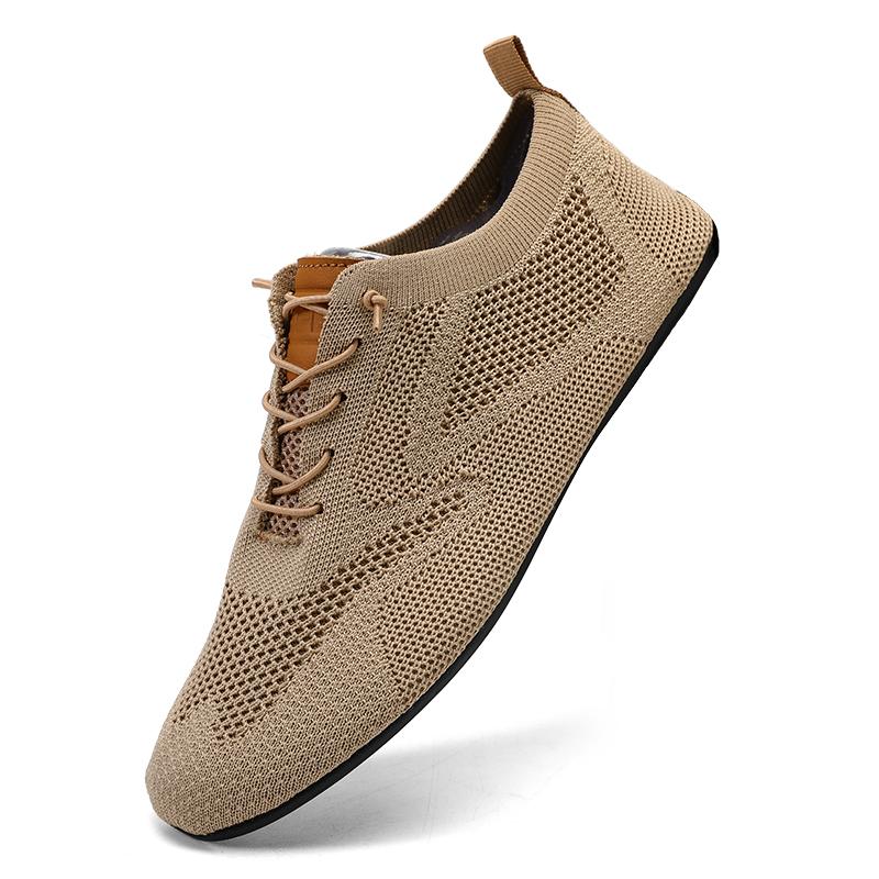 Fashion Sneakers Men Breathable Lightweight Casual Walking Man Tennis Shoes Slip-On Driving Men Lazy Shoes Footwear
