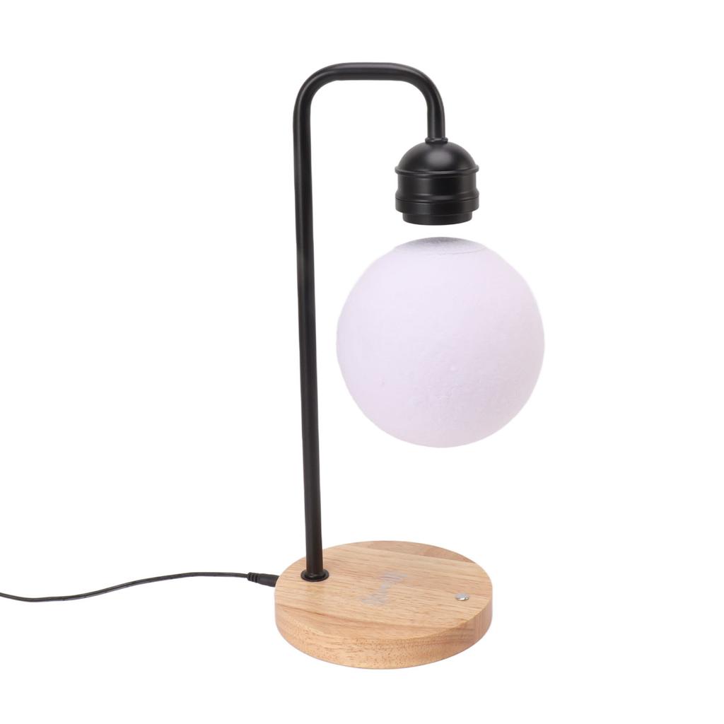 Magnetisch schwebende Mondlampe Holzsockel Schwebender Mond Tisch Nachtlicht