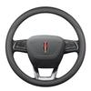 Genuine Leather Non-slip Steering Wheel Cover for Hongqi H5/H7/H9/HS7/HS5/E-HS9 - Four Seasons Universal Fit