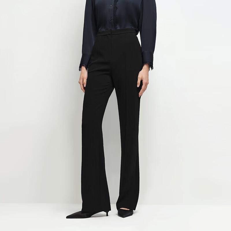 OVVOVV Women's Triacetate Bootcut Casual Pants