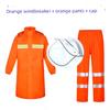 Rainproof Long Reflective Raincoat Adult Breathable Sanitation Property Security Duty Labor Protection Trench Coat Full Body Raincoat