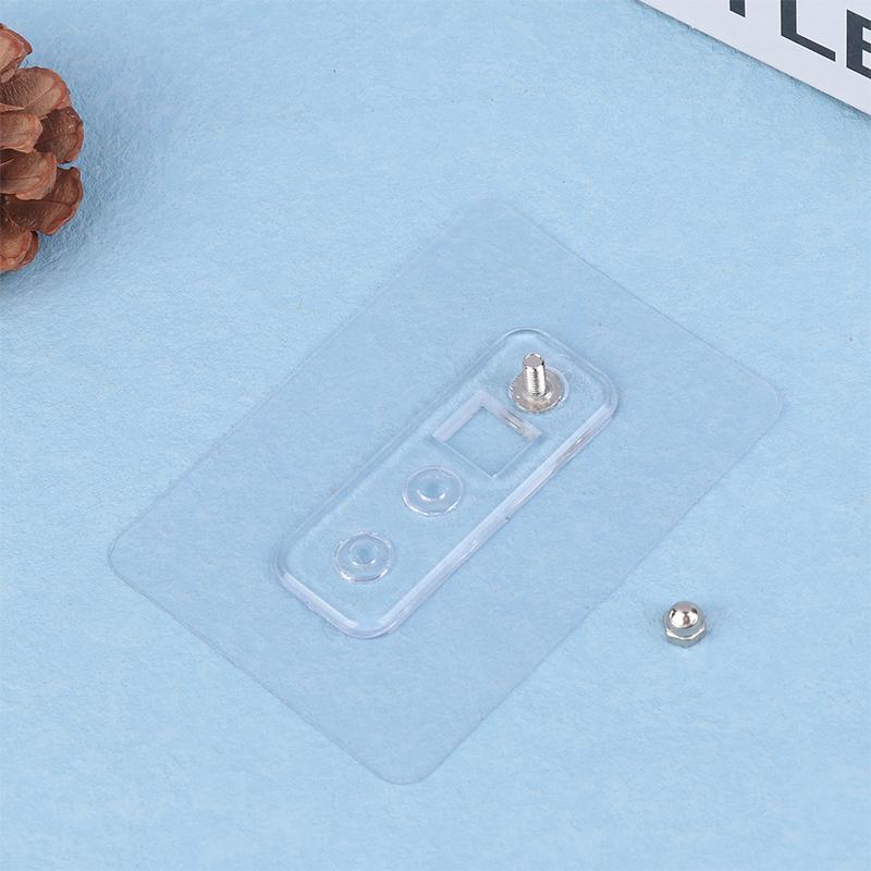 5Pcs No-Punch Screw Sticker Strong Non-Marking Hangers Nail-Free Hooks Sticky Hooks Load-Bearing Screws No-Punch Screw Sticker