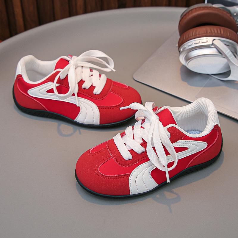 

Girls sports shoes 2025 spring and autumn new popular boys moral training shoes soft-soled casual board shoes little girls moral training shoes 26