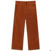 Pantalons pour enfants velours côtelé cognac 92/104/116/128/140