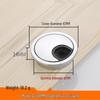 Round Plastic Cable Grommet Hole Cover for Office Desk - Sizes 50/60/65/80 Mm