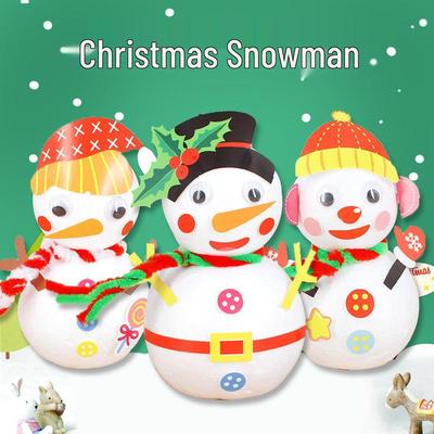 Christmas Snowman DIY Craft Kit for Kids - Educational Handmade Festival Gift