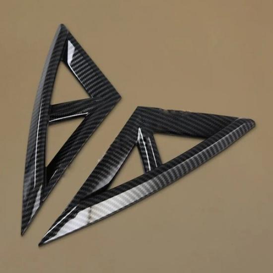 For Hyundai Elantra - Carbon Fiber Front Fog Light Cover Trims Accessory