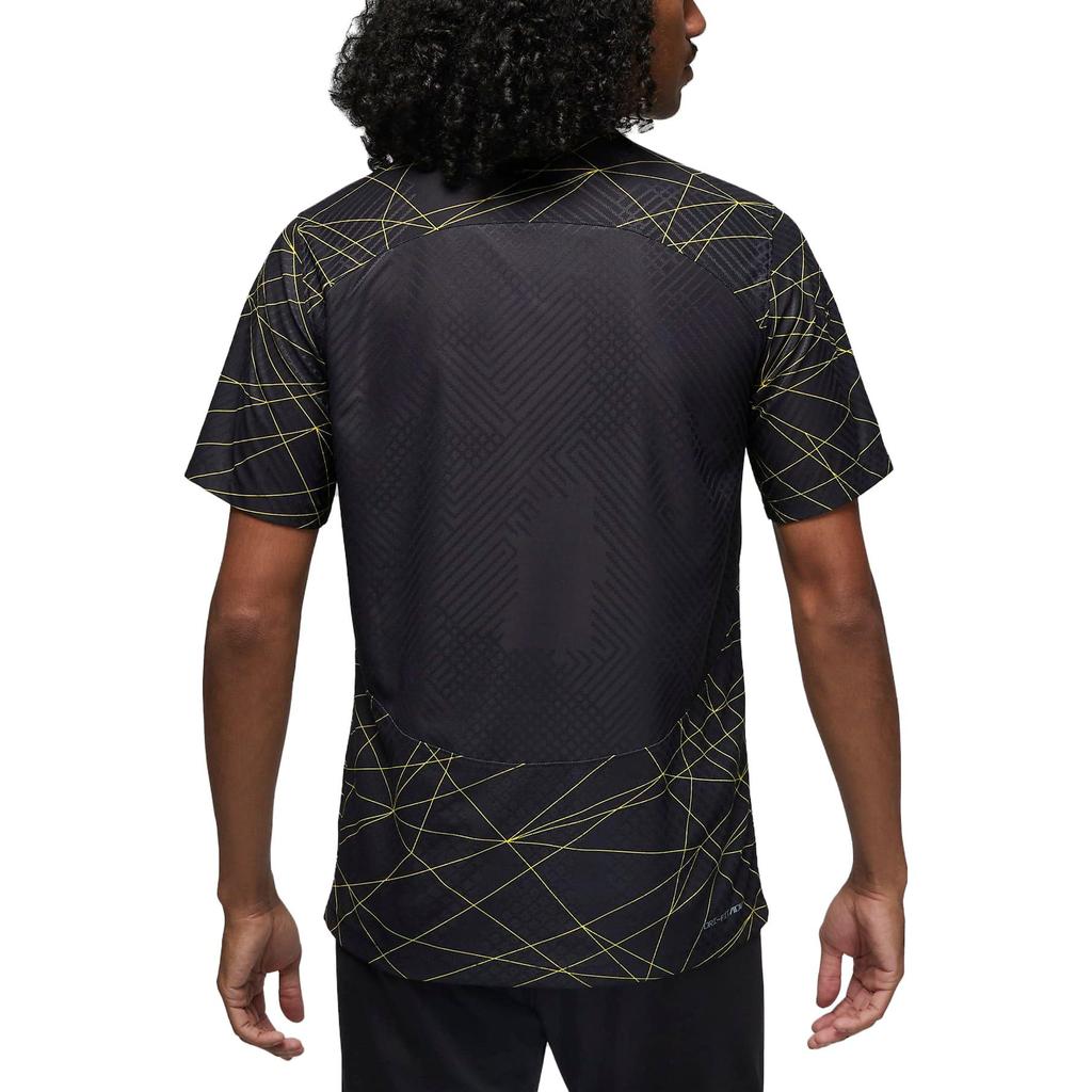 Jordan Paris Saint-Germain 2022/23 Match Force Jersey Black/Tour Yellow Men Streetwear DR3797-010