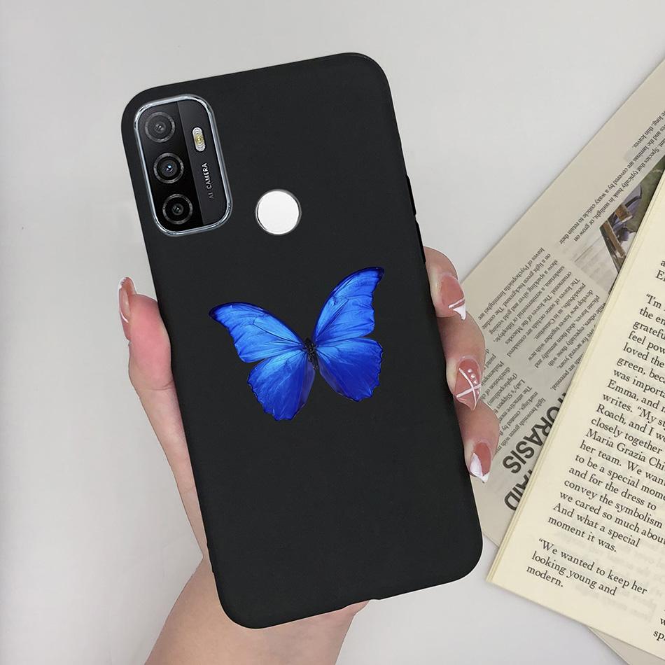 For OPPO A53S 2020 Case Cartoon Coque Heart Painted Silicone Phone Back Cover For Oppo A53s A 53s A53 S Oppoa53 2020 Shell Case