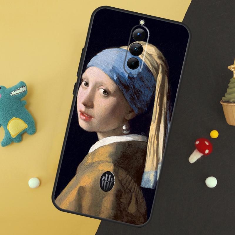 Johannes Vermeer Case For ZTE Nubia Red Magic 8 8S 9 Pro Plus RedMagic 6 7 Pro 6S 7S Pro 5S 6R 5G Back Cover