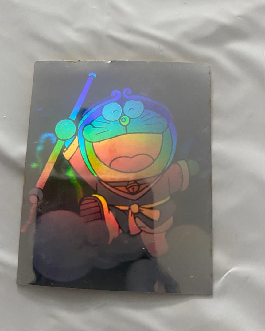 

[USED] Movie Bonus: Doraemon Nobita s Parallel Journey to the West 3D Holographic Sticker, Spring 1988