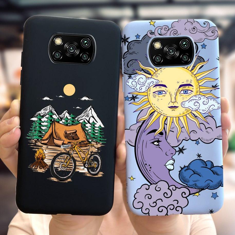 Poco X3 Pro Case Silicone Soft Phone Back Cover For Xiaomi Poco X3 NFC Popular Fundas For Xiomi Mi Poco X3 X 3 X3NFC X3Pro Coque
