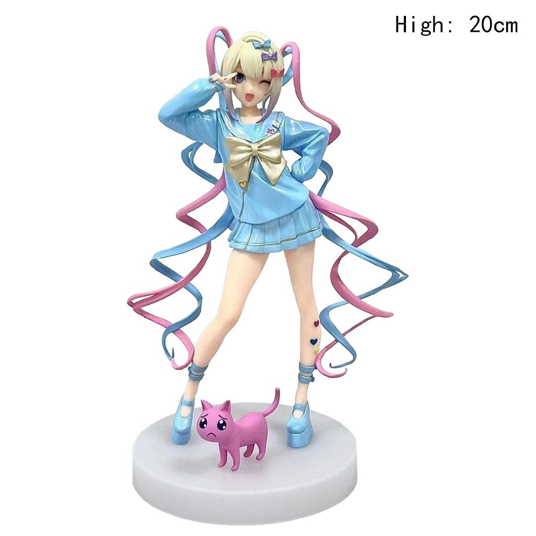 

Anime Figure 20cm Needy Girl Overdose Pop Up Parade KAngel Action Figures Virtual Uploader PVC Collection Model Ornaments Toys