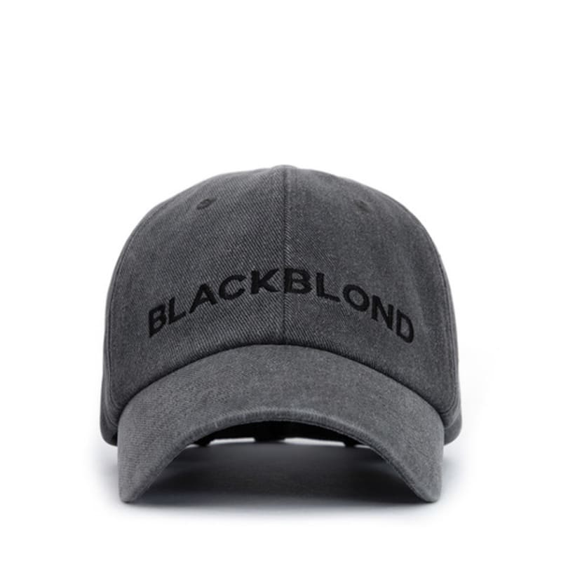 Джинсовая кепка BLACKBLOND BBD с классическим логотипом (Темно-серый) FREE