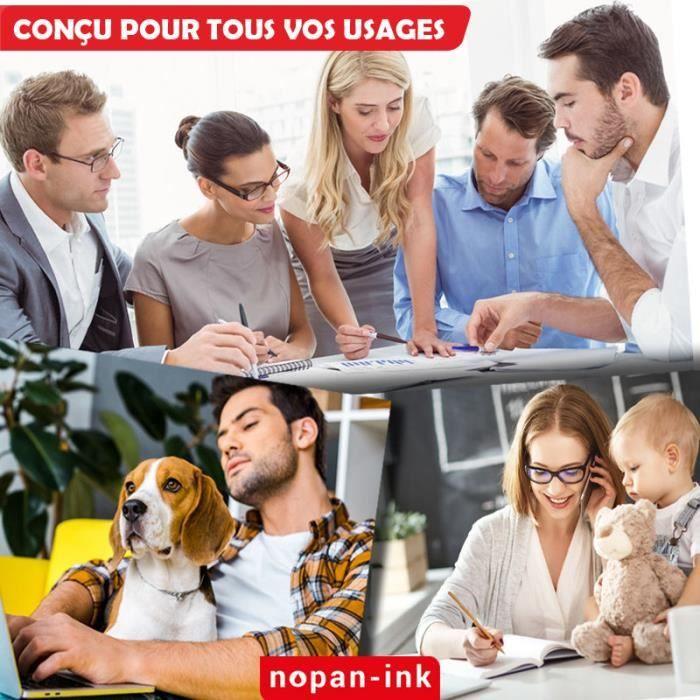 NOPAN-INK - x5 Cartouche compatible pour 912 XL 912XL Noir x2 + Cyan + Magenta + Yellow pour OfficeJet 8010 All-in-One 8012 8014 801