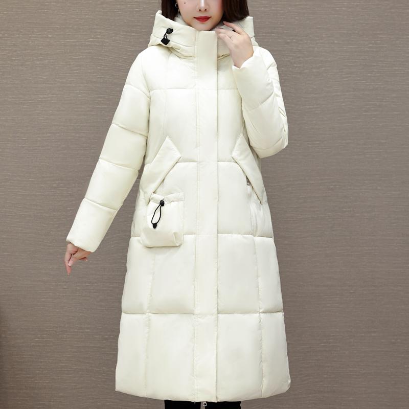 Fashion Winter Long Coat Female Clothes Hooded Thick Warm Casual Winter Jacket Women's Parkas