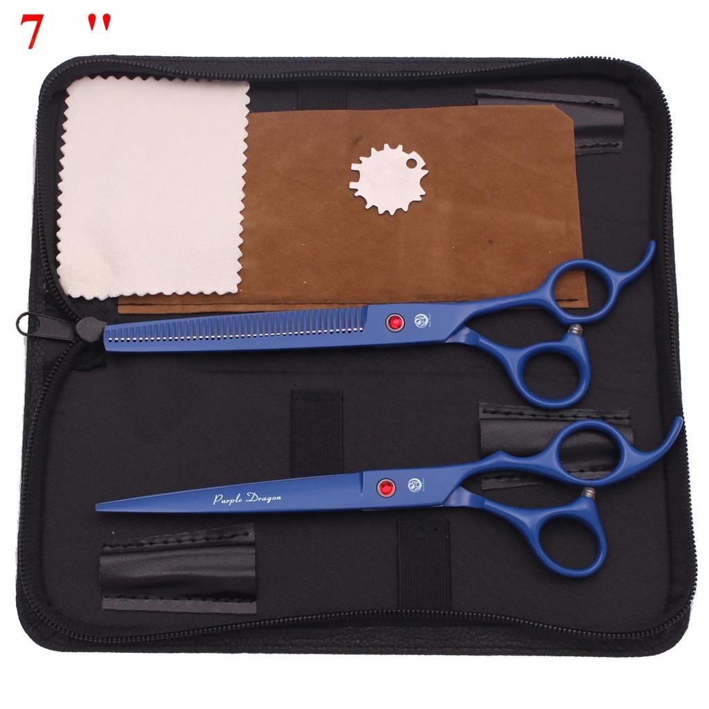 7.5'' מספריים מקצועיות לטיפוח חיות מחמד, מסרק דליל עצמות דג, מלקחיים hemostatic, יפן 440C, סט לכלב חתול Z3088