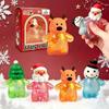 New Cartoon Christmas Reduced Pressure Toys Christmas Tree Reindeer Snowman Glitter Soft Toy