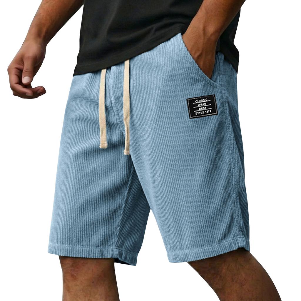 Pantaloncini Casual Estivi da Uomo Moda Uomo Pantaloncini Sportivi Testurizzati