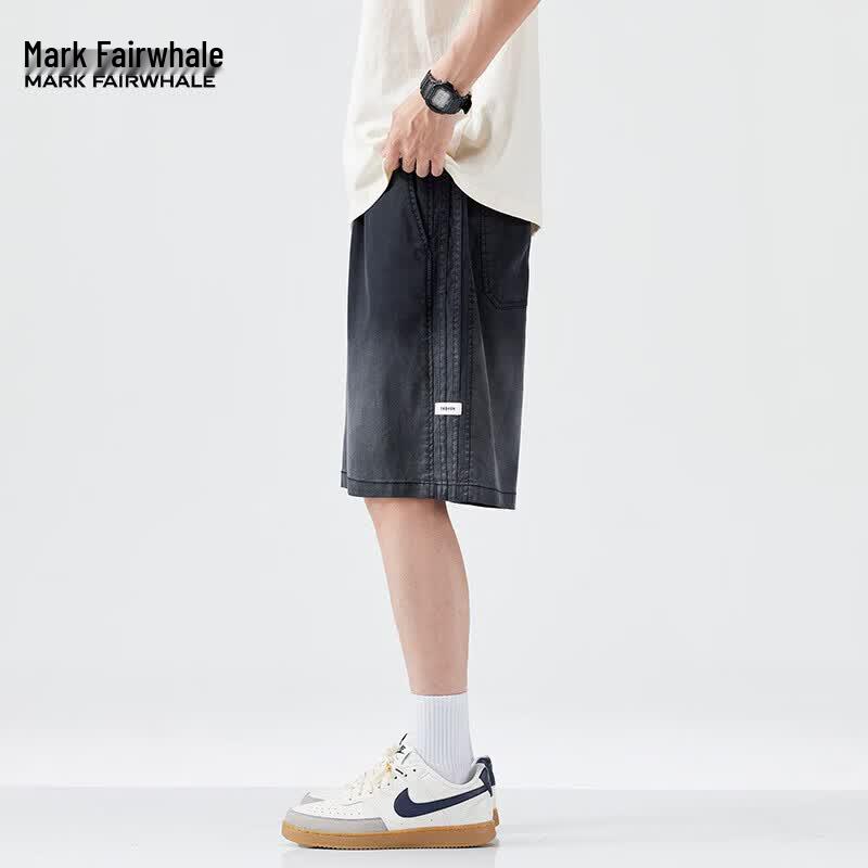 Mark Fairwhale Men's Tencel Blend Gradient Casual Shorts