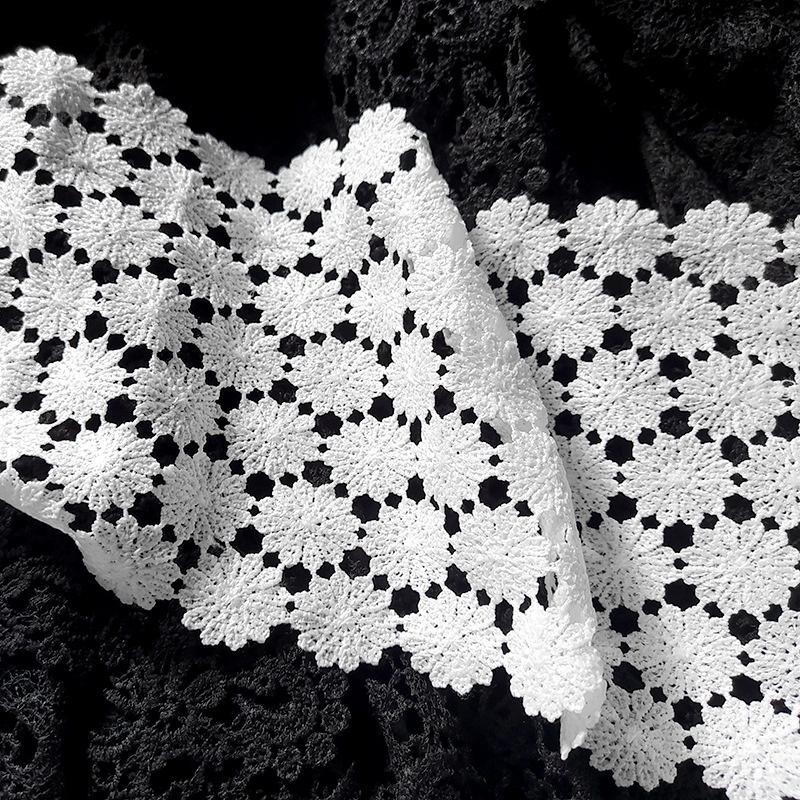 Water Soluble Lace Milk Silk Embroidery Barcode Three-Dimensional Hollow Embroidery Even Diy Lace Accessories Plum Blossom