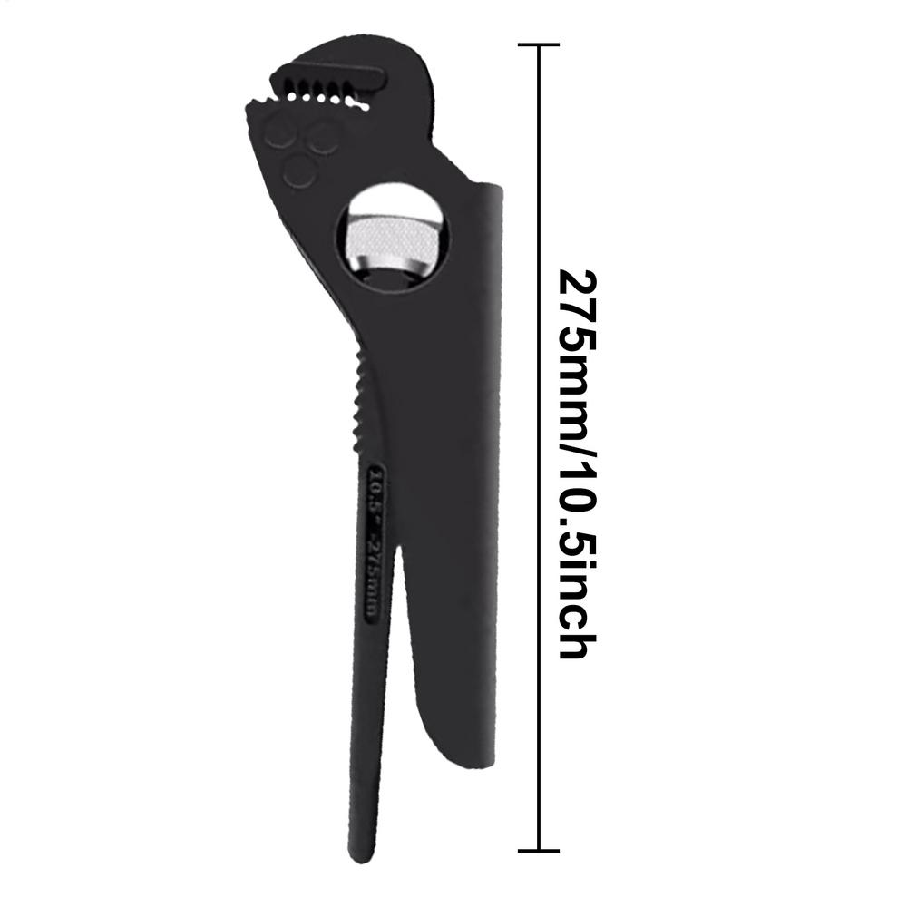 Pipe Wrench Carbon Steel Plumbing Pliers For Pipes Heavy Duty Repair Tool For Garage Faucet Toilet Sink Joints Water Heater Nuts