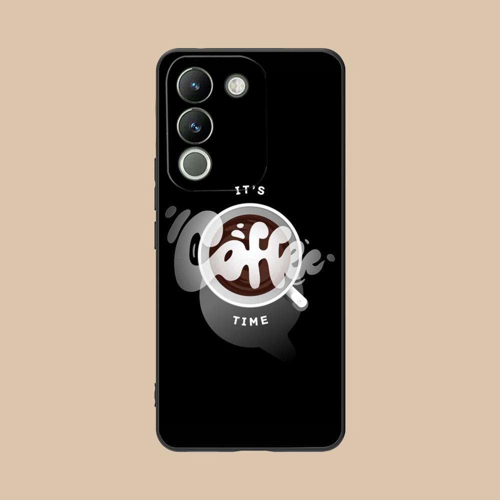 

Coffee Beans Matte TPU Mobile Phone Case for VIVO V60 V50 V40 V30 V29 V27 V25 V23 Pro Lite 5G Colorful Printing Cover vivo V23e